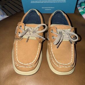 Classic Tan Kids Boat Shoes